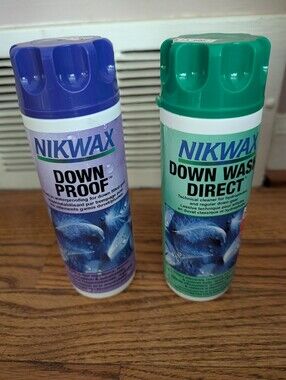 Nikwax Down, Down DUO-Pack, 300ml, Wash-In Cleaning & Waterproofing adds DW...